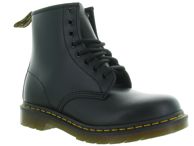 bottines et boots - Casual  - homme - Cuir - Noir - Doc martens