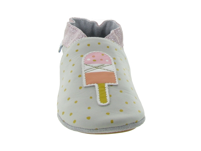 chaussons et pantoufles - Semelle souple - bebe fille - Cuir - Rose - Robeez7182301_3