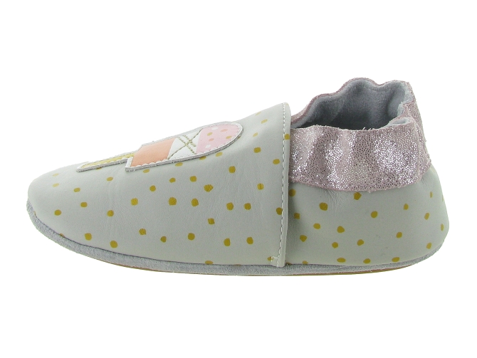 chaussons et pantoufles - Semelle souple - bebe fille - Cuir - Rose - Robeez7182301_4