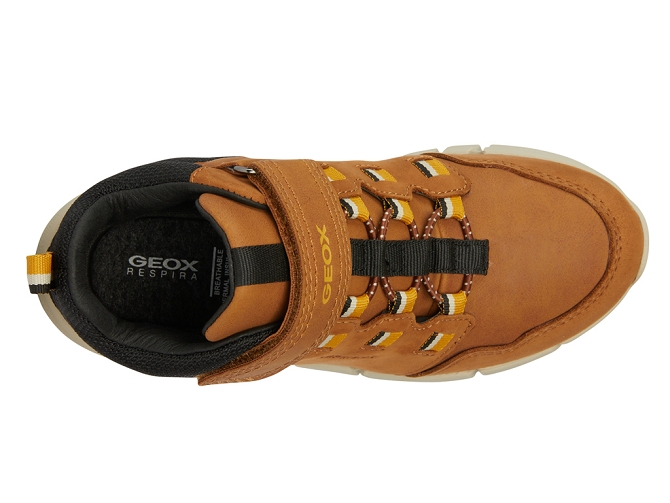 chaussures a scratch -  - junior garcon - Nubuck - Marron - Geox7190604_3