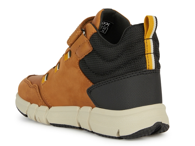 chaussures a scratch -  - junior garcon - Nubuck - Marron - Geox7190604_4