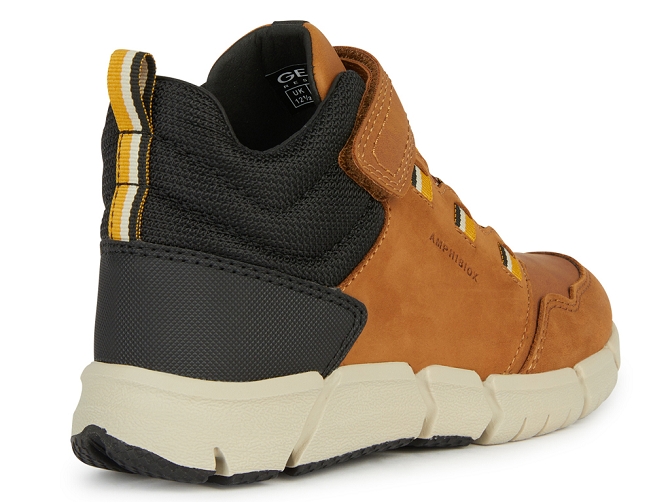 chaussures a scratch -  - junior garcon - Nubuck - Marron - Geox7190604_5