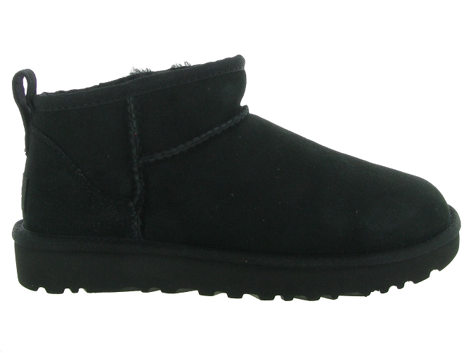 apres ski bottes fourrees - Bottine chaude - femme - Nubuck - Noir - Ugg australia7203401_2