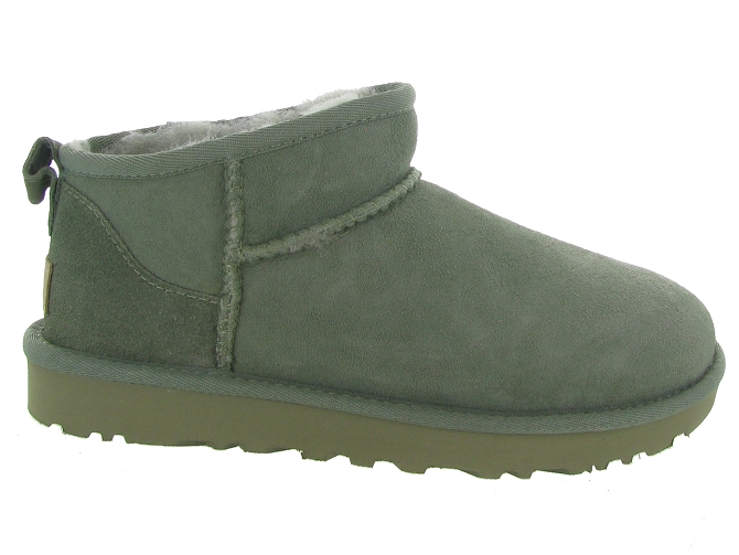 apres ski bottes fourrees - Bottine chaude - femme - Nubuck - Kaki - Ugg australia7203405_2