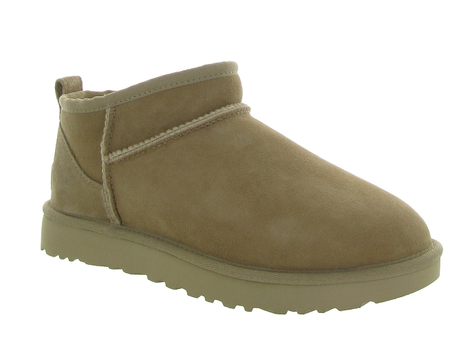 apres ski bottes fourrees - Bottine chaude - femme - Nubuck - Beige - Ugg australia