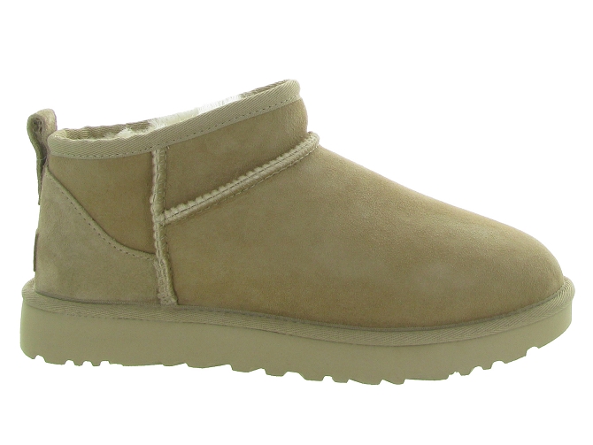 apres ski bottes fourrees - Bottine chaude - femme - Nubuck - Beige - Ugg australia7203406_2