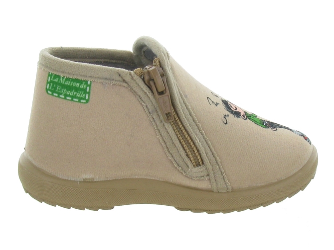 chaussons et pantoufles -  - bebe garcon - Synthétique - Beige - La maison de l espadrille7205401_3