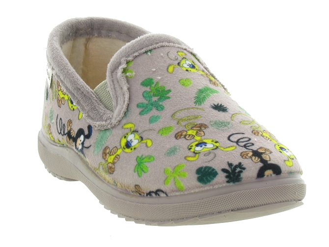 La maison de l espadrille chaussons et pantoufles m113  marsupilami beige