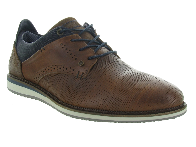 chaussures a lacets - Cérémonie - homme - Cuir - Marron - Bullboxer trend