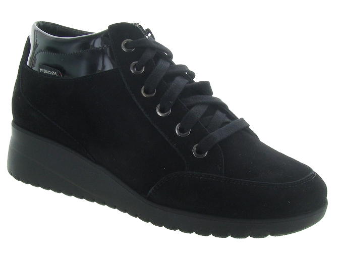 baskets et sneakers - Confort - femme - Cuir - Noir - Mephisto