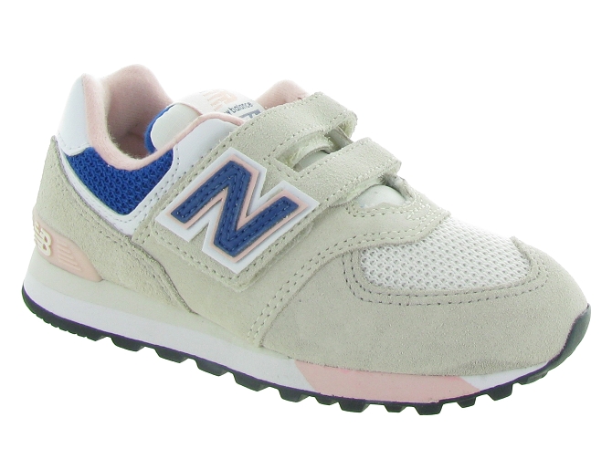 baskets et sneakers -  - junior fille - Toile Jean - Beige - New balance