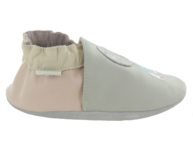 chaussons et pantoufles - Semelle souple - bebe fille -  - Beige - Robeez7230001_3