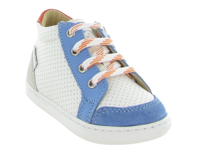 chaussures bebe du 18 au 27 - Semelle souple - bebe garcon - Nubuck - Blanc - Shoo pom7232705_3