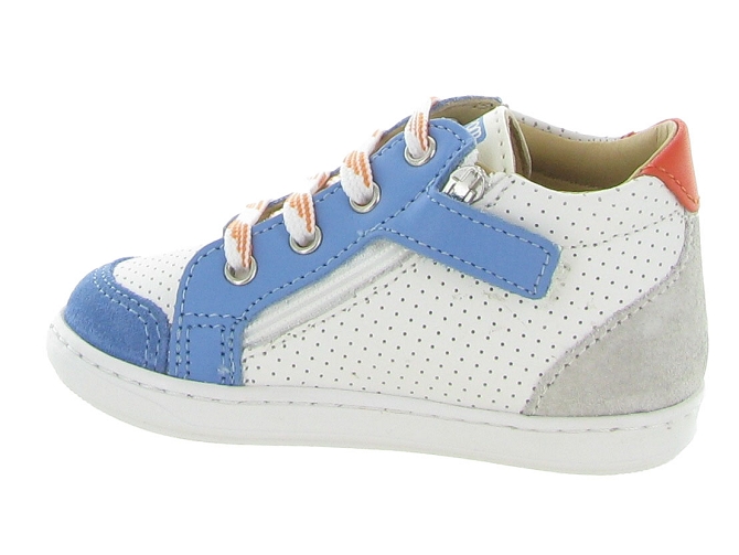 chaussures bebe du 18 au 27 - Semelle souple - bebe garcon - Nubuck - Blanc - Shoo pom7232705_4