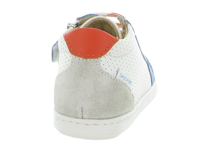 chaussures bebe du 18 au 27 - Semelle souple - bebe garcon - Nubuck - Blanc - Shoo pom7232705_5