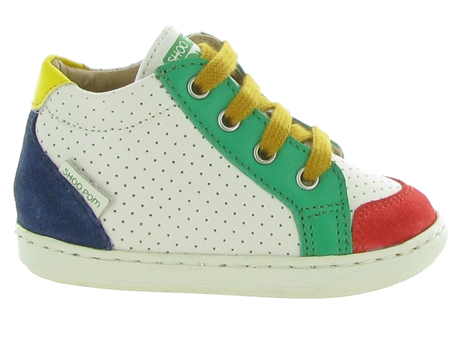 chaussures bebe du 18 au 27 - Semelle souple - bebe garcon - Nubuck - Multicolor - Shoo pom7232706_2