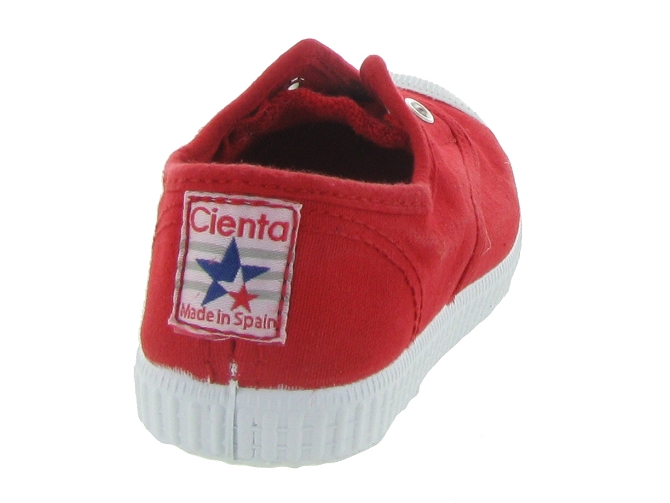 baskets et sneakers -  - mixte fille gars - Toile Jean - Rouge - Cienta7236303_5