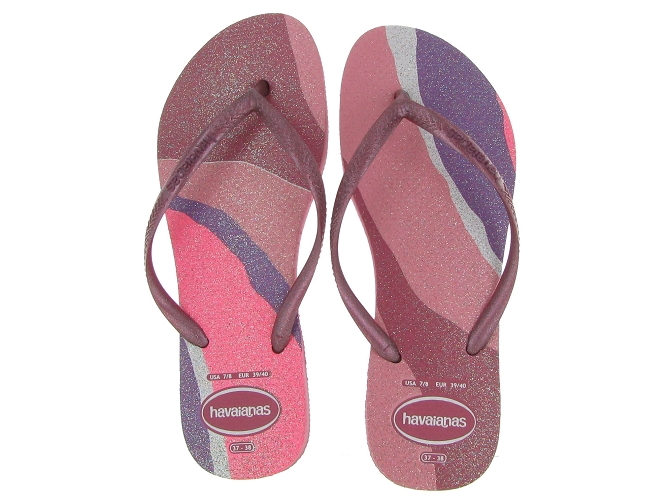 sandales et nu pieds - Entre doigt & Tong - femme - Synthétique - Rose - Havaianas