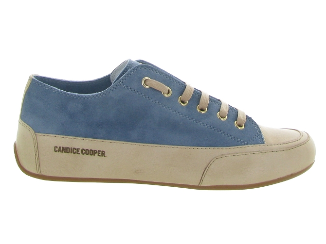 chaussures a lacets - Lacets détente - femme - Cuir - Bleu - Candice cooper7242806_2