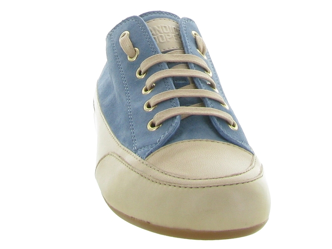 chaussures a lacets - Lacets détente - femme - Cuir - Bleu - Candice cooper7242806_3