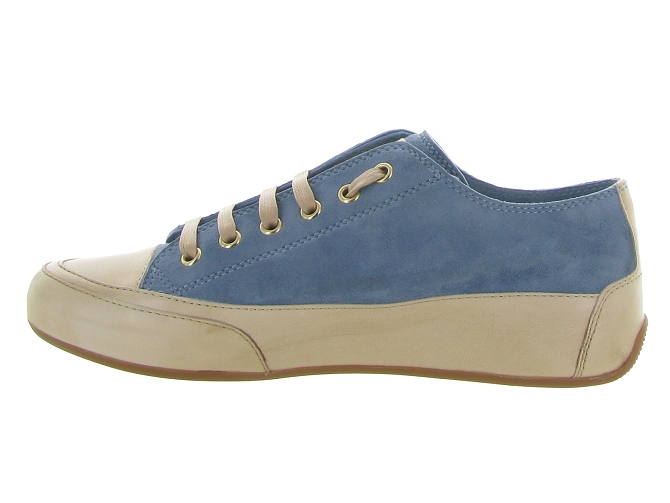 chaussures a lacets - Lacets détente - femme - Cuir - Bleu - Candice cooper7242806_4