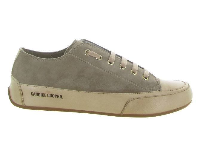 chaussures a lacets - Lacets détente - femme - Cuir - Beige - Candice cooper7242808_2