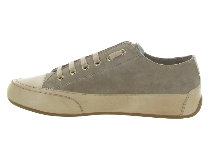 chaussures a lacets - Lacets détente - femme - Cuir - Beige - Candice cooper7242808_4