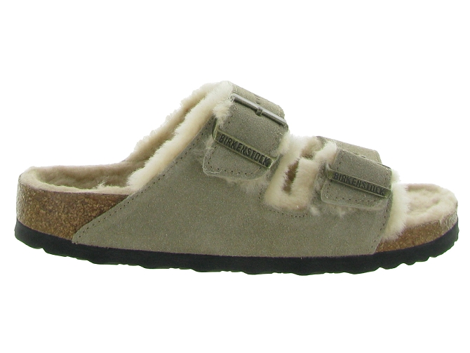 chaussons et pantoufles - Mules Sabots - femme - Nubuck - Beige - Birkenstock7245708_2