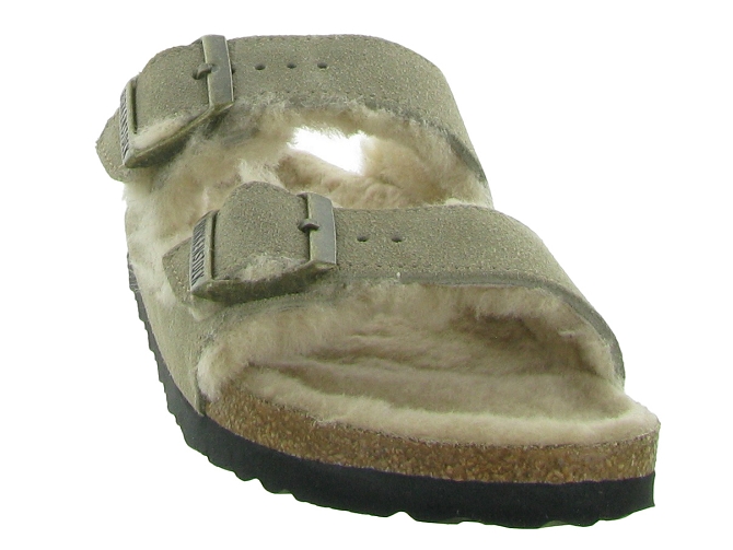 chaussons et pantoufles - Mules Sabots - femme - Nubuck - Beige - Birkenstock7245708_3