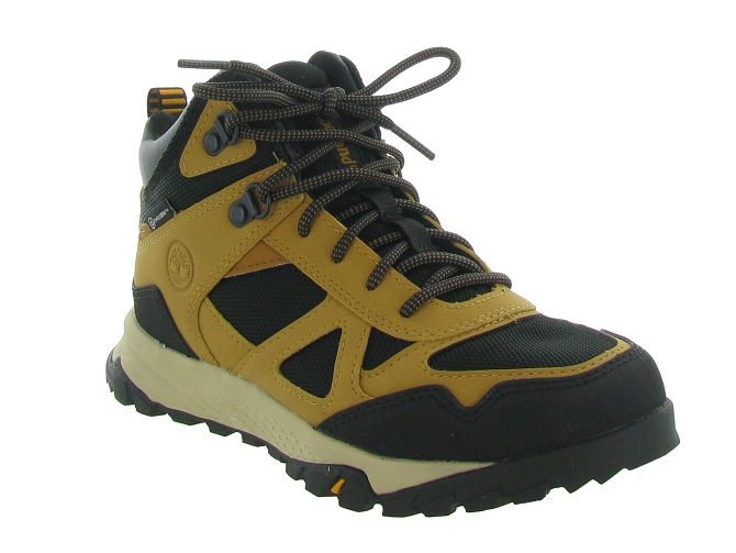 baskets et sneakers -  - junior garcon - Cuir - Jaune - Timberland