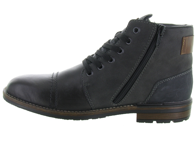 bottines et boots - Casual  - homme - Cuir - Gris - Rieker7254701_4