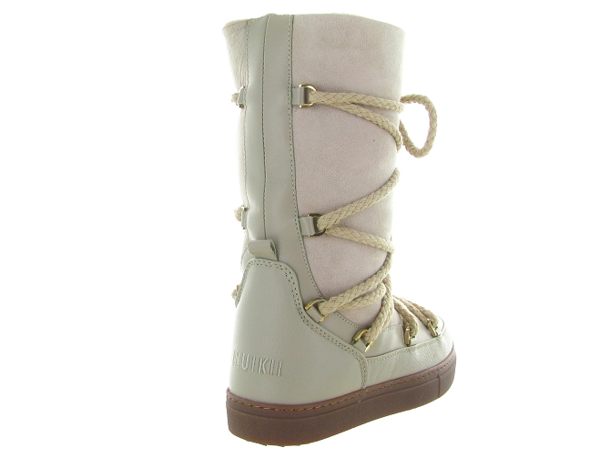 apres ski bottes fourrees - Bottine chaude - femme - Nubuck - Beige - Inuikii7259301_5