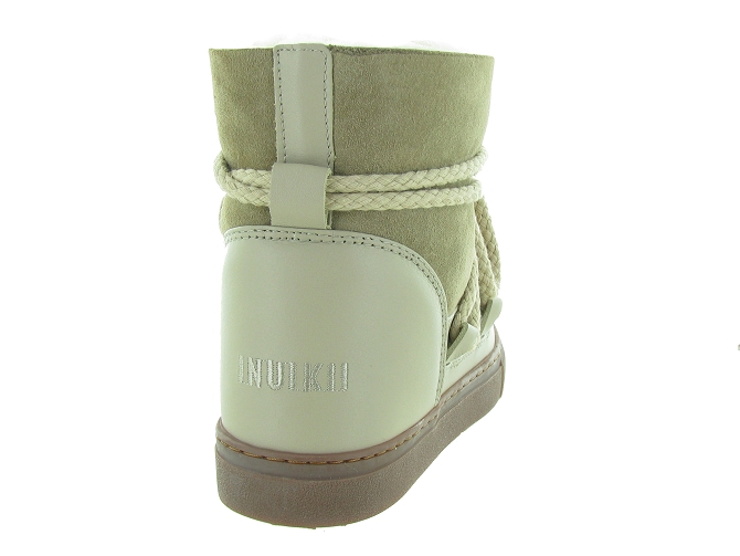 apres ski bottes fourrees - Bottine chaude - femme - Laine - Beige - Inuikii7259401_5