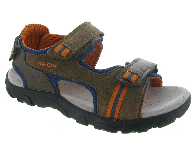 sandales et nu pieds -  - junior garcon - Toile  - Blanc - Geox