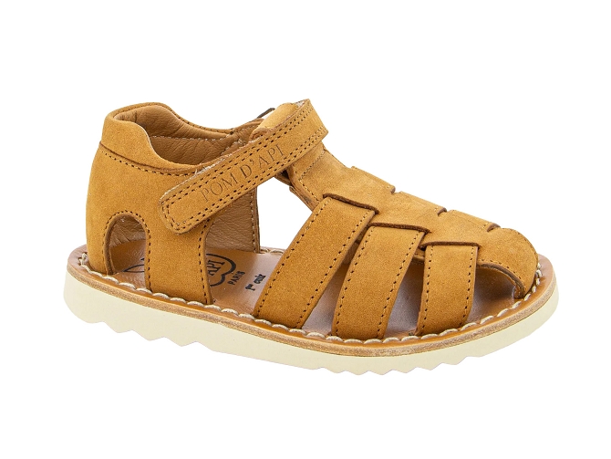 sandales et nu pieds -  - junior garcon -  - Camel - Pom d api