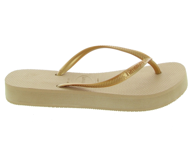 sandales et nu pieds - Entre doigt & Tong - femme - Synthétique - Or - Havaianas7294101_2