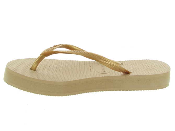 sandales et nu pieds - Entre doigt & Tong - femme - Synthétique - Or - Havaianas7294101_4