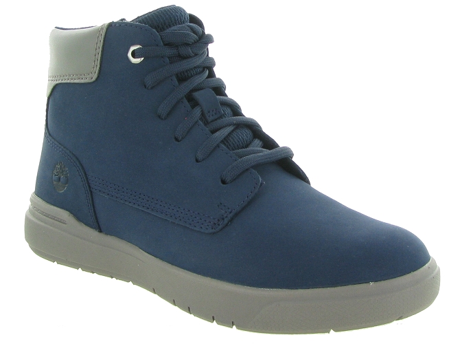 chaussures a lacets -  - junior garcon - Nubuck - Bleu - Timberland