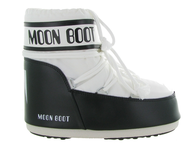 Moon boot apres ski bottes fourrees mb icon low nylon blanc7314104_2