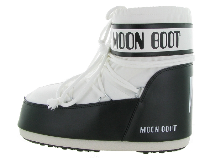 Moon boot apres ski bottes fourrees mb icon low nylon blanc7314104_4