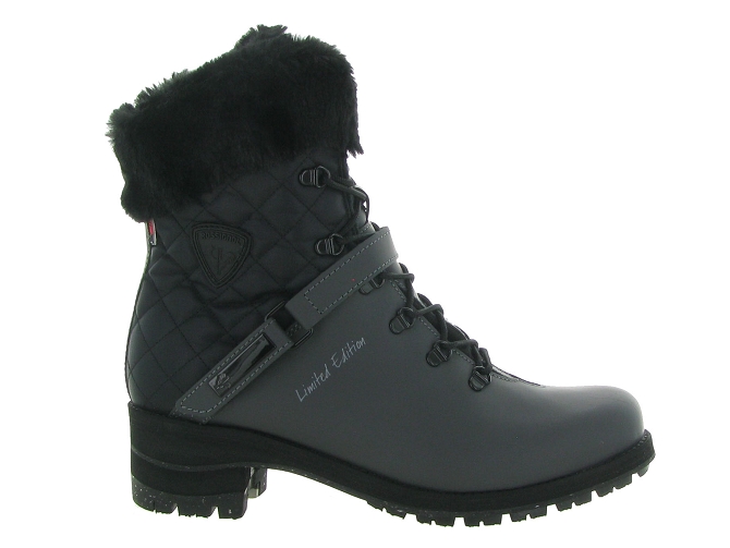 apres ski bottes fourrees - Chaussure neige - femme - Cuir - Noir - Rossignol7316001_2