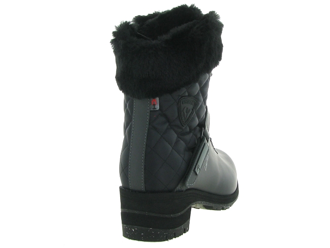 apres ski bottes fourrees - Chaussure neige - femme - Cuir - Noir - Rossignol7316001_5