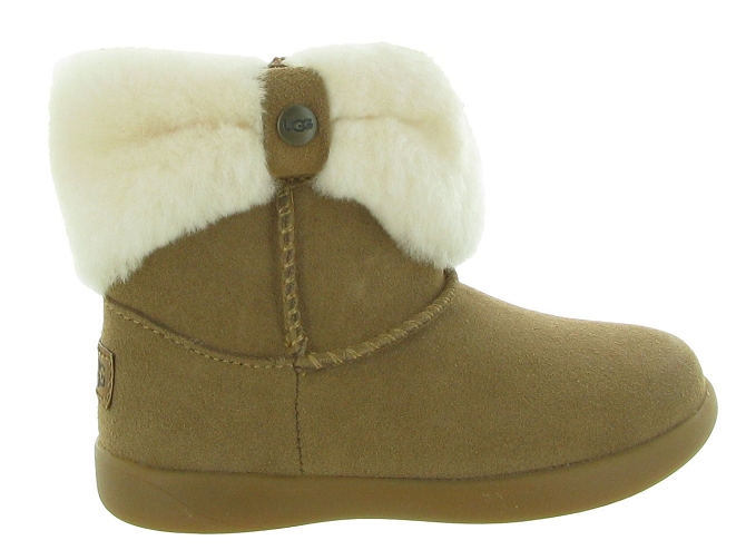 apres ski bottes fourrees -  - bebe fille - Nubuck - Marron - Ugg australia7318301_2