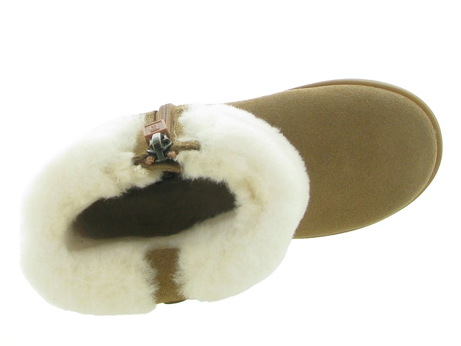 apres ski bottes fourrees -  - bebe fille - Nubuck - Marron - Ugg australia7318301_3