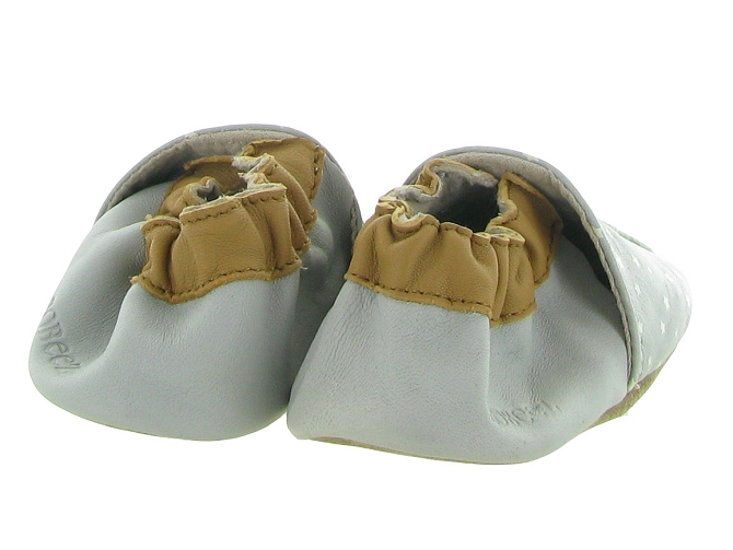 chaussons et pantoufles -  - bebe garcon - Cuir - Gris - Robeez7318701_5