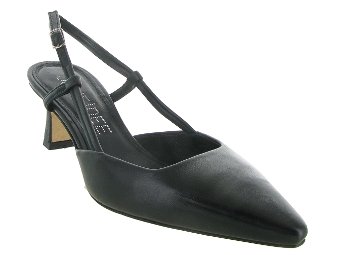 escarpins et trotteurs - Bride arrière - femme - Cuir - Noir - Julie dee7320601_3