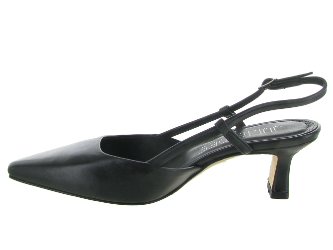 escarpins et trotteurs - Bride arrière - femme - Cuir - Noir - Julie dee7320601_4