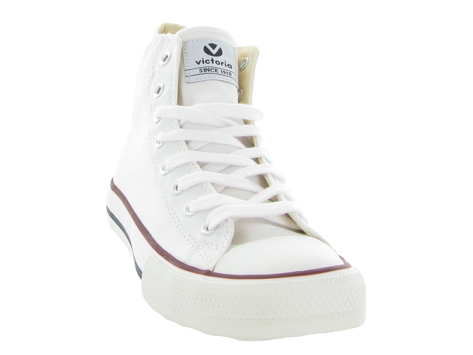 baskets et sneakers - Montante - femme - Toile Jean - Blanc - Victoria7331501_2