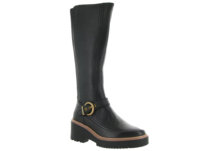 bottes - Casual - femme - Cuir - Noir - Regarde le ciel...