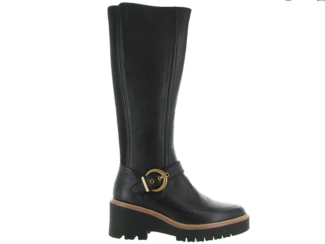 bottes - Casual - femme - Cuir - Noir - Regarde le ciel...7334901_2